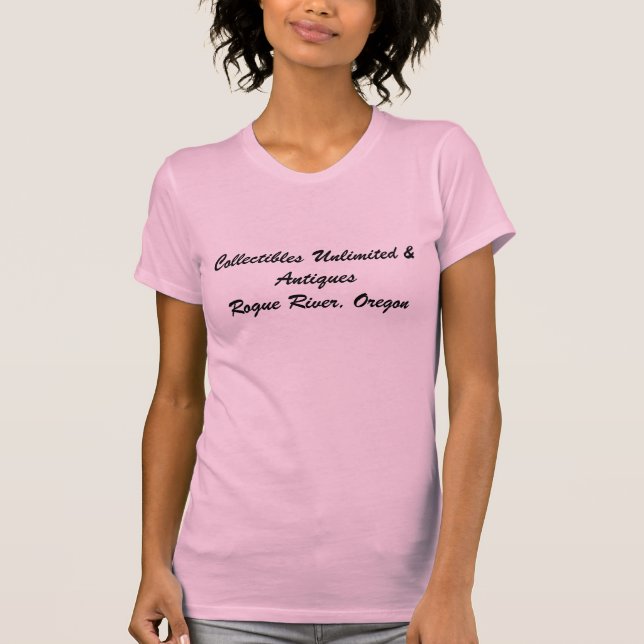 Camiseta Coleções ilimitadas & rio de AntiquesRogue, O… (Frente)
