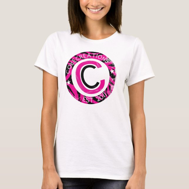 Camiseta Colecreations estabeleceu o T (a zebra) (Frente)