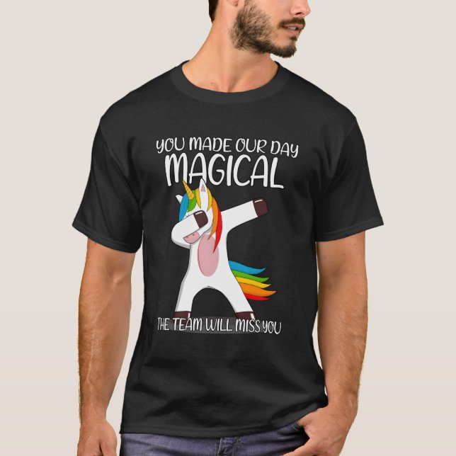Camiseta Colega Colega De Colaboração De Adeus Deixando Um  (Frente)