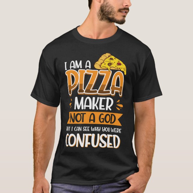 Camiseta Colega De Trabalho Da Pizza Maker E Colega De Trab (Frente)