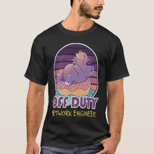 Camiseta Colega de Trabalho de Engenheiro de Rede Fora do E