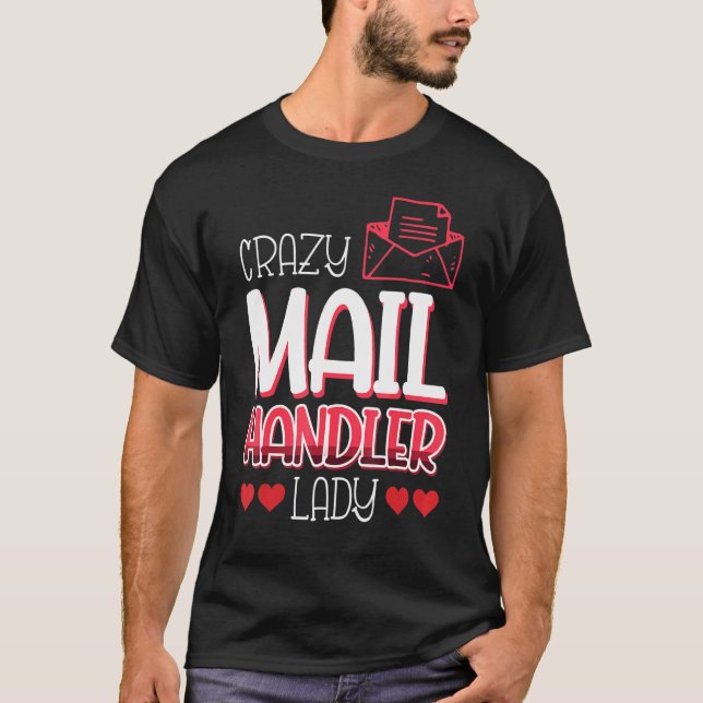Camiseta Colega de Trabalho de Manipulação de Correspondênc (Frente)