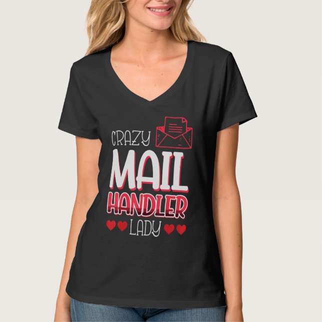 Camiseta Colega de Trabalho de Manipulação de Correspondênc (Frente)