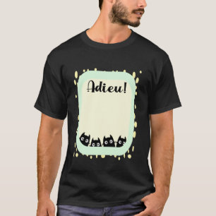 Camiseta Colega Francês Demitindo Saindo do Trabalho Assina