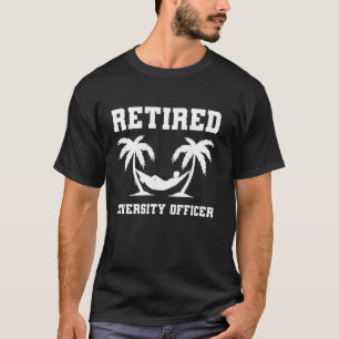 Camiseta Colega Oficial de Diversidade Aposentado Aposentad