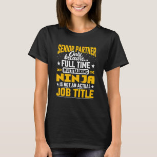Camiseta Colegas do Mais velho de Cargo do Parceiro do mais
