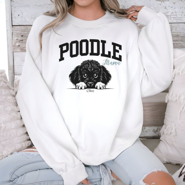 Camiseta Colégio Estilo Varsity Script Poodle Mama (Criador carregado)