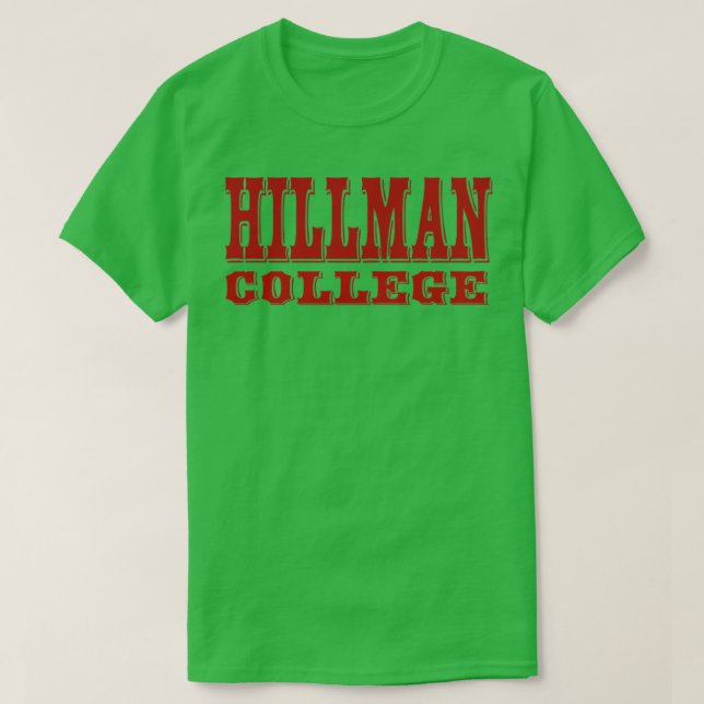 Camiseta Colégio Hillman (Frente do Design)