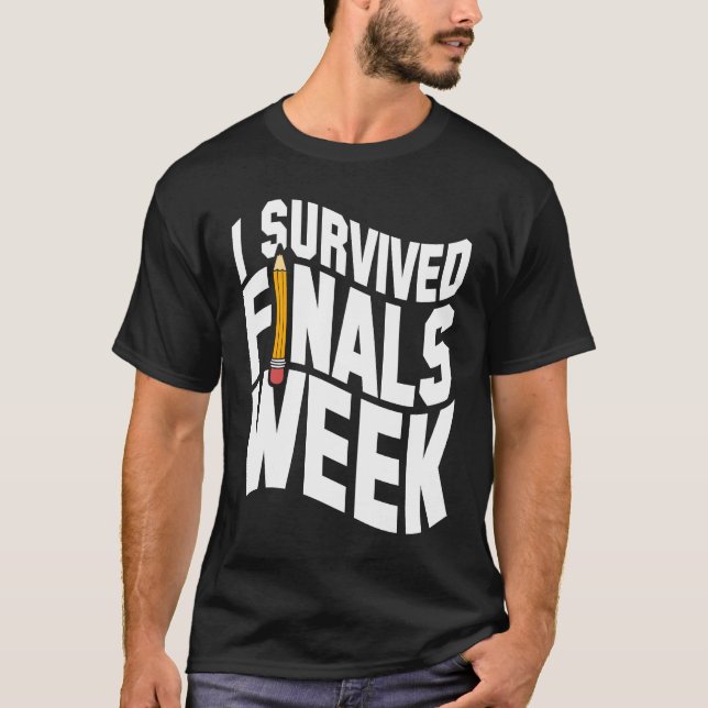 Camiseta Colégio I Sobreviveu Semana de Finais (Frente)