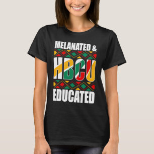 Camiseta Colégio Negro Histórico Educado HBCU Melanizado