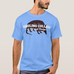 Camiseta Colégio Ringling de Arte e Design Armadillo