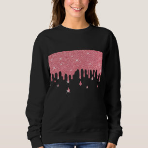 Camiseta Coleta de Efeito Luminoso Rosa e Estilhaços