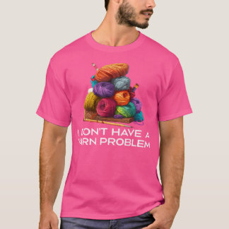Camiseta Coleta de Fio Divertida Tricô Crochê Tricô
