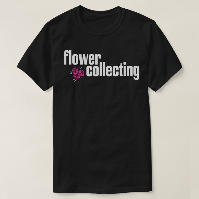 Camiseta Coleta de Flores 1 (Frente do Design)
