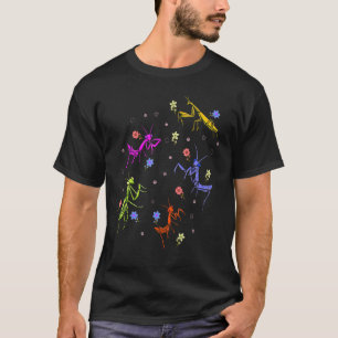 Camiseta Coleta de Insetos Caça de Besouros Louva-a-Deus En