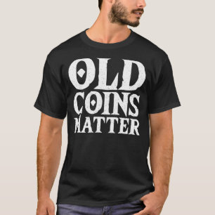 Camiseta Coleta de Moedas Antigas Coleção de Moedas Numismá