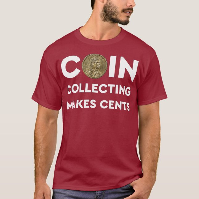 Camiseta Coleta de Moedas Torna os Centros T s Numismáticos (Frente)
