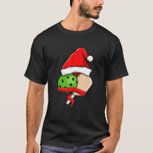 Camiseta Coleta de Papais noeis do Jogador de Pickleball de