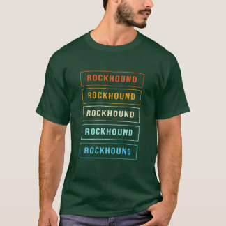 Camiseta Coleta de Rochas Amigos Geólogos Rockhound