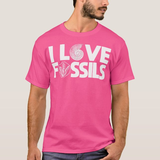 Camiseta Coleta Fóssil Fóssil de caça (Frente)