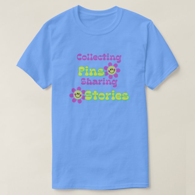 Camiseta Coletando pinos, compartilhando histórias (Frente do Design)