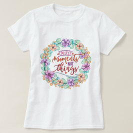 Camiseta Coletar Momentos Não Coisas