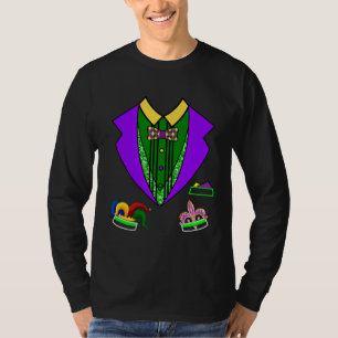 Camiseta Colete de Terno Engraçado para Festa de Carnaval M
