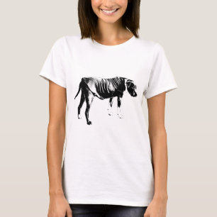 Camiseta Colete Ousado, Gráfico em Pé