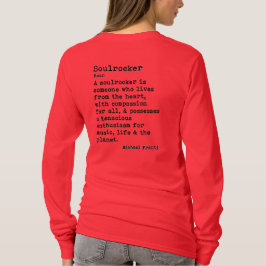 Camiseta Coletor de Alcance: Pescoço da Tripulação de Longa