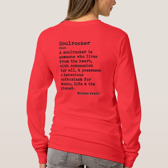 Camiseta Coletor de Alcance: Pescoço da Tripulação de Longa (Verso)