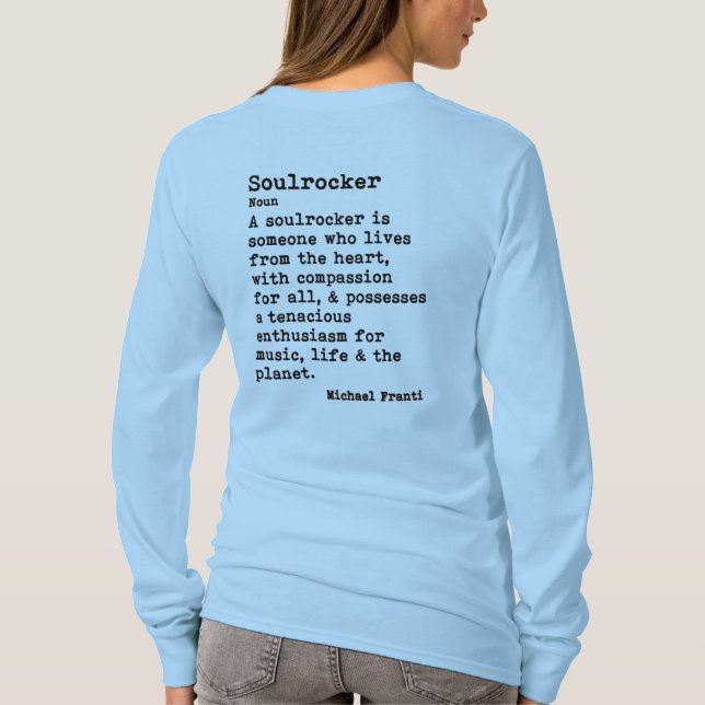 Camiseta Coletor de Alcance: Pescoço da Tripulação de Longa (Verso)