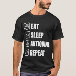 Camiseta Coletor de Antiquidades de Repetição de Antecipaçã