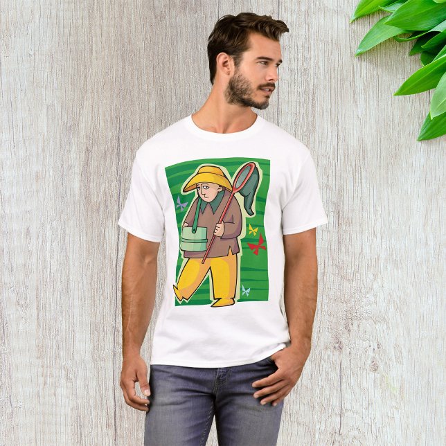 Camiseta Coletor de Borboletas (Criador carregado)