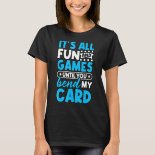 Camiseta Coletor de cartões de troca de pacotes de reforço