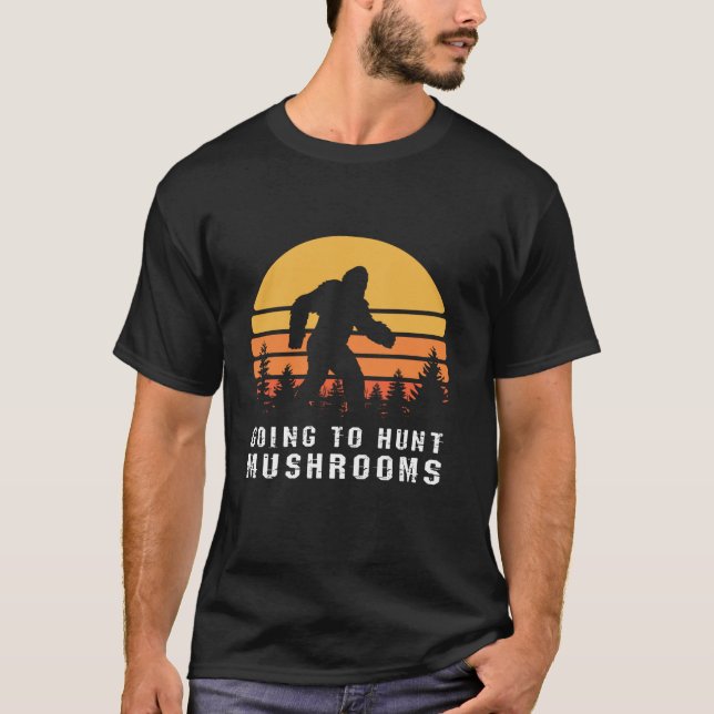 Camiseta Coletor de Cogumelos Yeti Sasq (Frente)