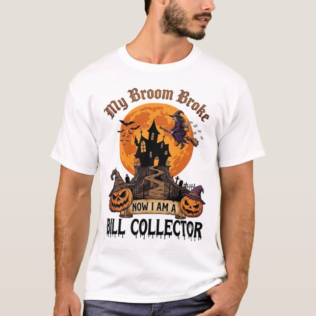 Camiseta Coletor de Contas da Vassoura Quebrada Casa Assomb (Frente)