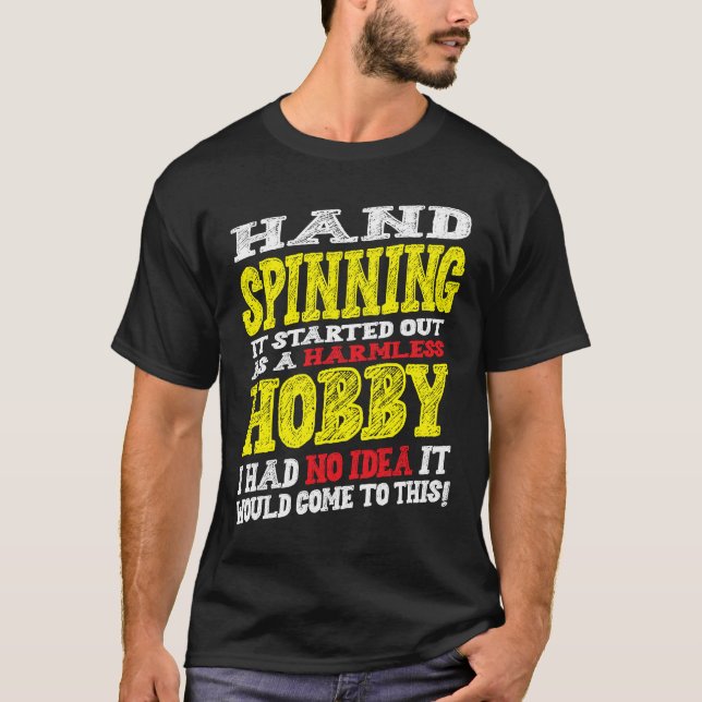 Camiseta Coletor de Hobby sem Danos de Espionagem da Mão Fi (Frente)