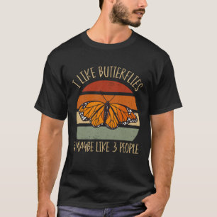 Camiseta Coletor de Insetos da Borboleta Monarca Pu