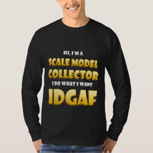 Camiseta Coletor de Modelo de Escala Carro de Coleção Rara