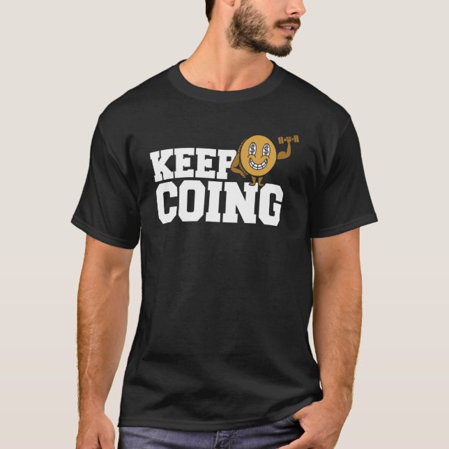 Camiseta Coletor de Moedas Coletor de Moedas Coleta Numismá (Frente)