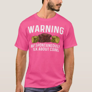Camiseta Coletor De Moedas Engraçado Para Coleta De Moedas