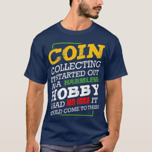 Camiseta Coletor de Moedas Money Numismatista