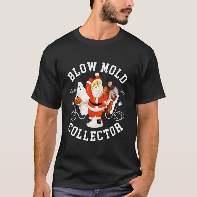 Camiseta Coletor de Molde de Sopro Light It Up Halloween (Frente)