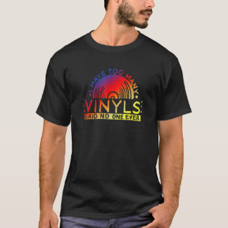 Camiseta Coletor De Música Eu Tenho Em Vinil