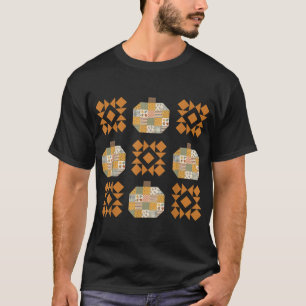 Camiseta Coletor de Patches Quilter Queda Quiltro de Abóbor