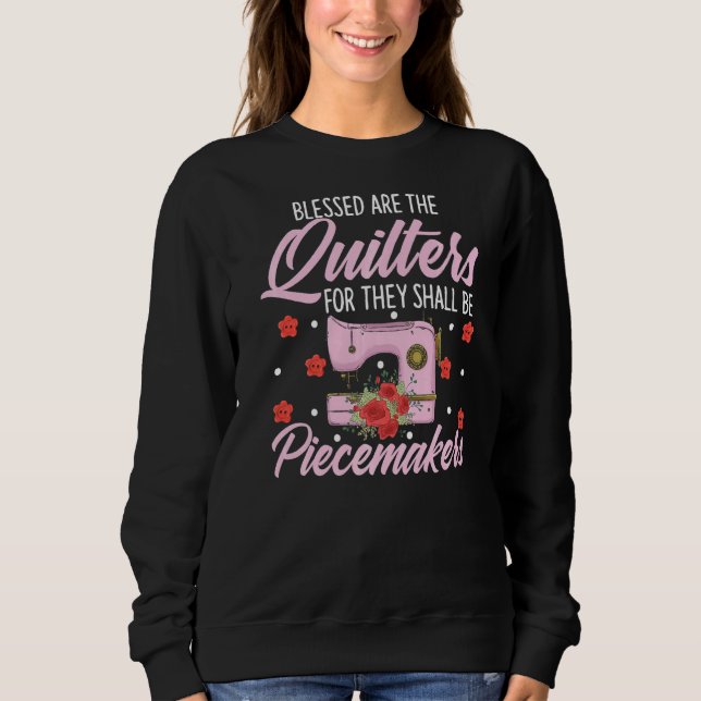 Camiseta Coletor De Quilters Agulha Abençoada É A Coleta (Frente)