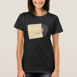 Camiseta Coletor de Registro de Vinilo do Tomador de Disco