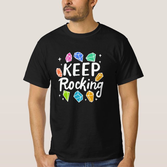 Camiseta Coletor de Rock - Continue Enrolando (Frente)