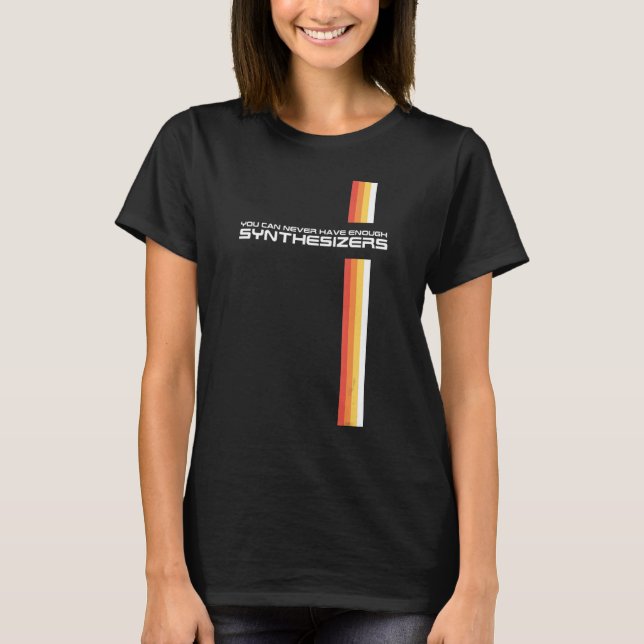 Camiseta Coletor de Teclado M Sintético do Retro Funny (Frente)
