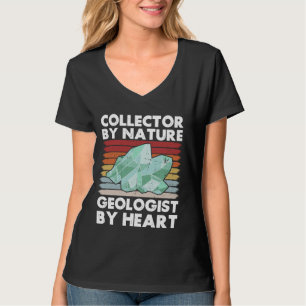 Camiseta Coletor por Nature Geologist por Heart Mineral Col